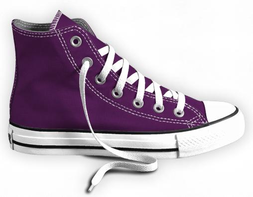 purple converse high tops. possibly the best sneakers ever
